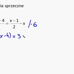 Które z równań są sprzeczne? Oto przykłady, które musisz znać