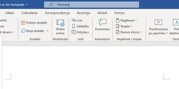 Jak podzielić stronę w Wordzie na 4 części bez zbędnych trudności