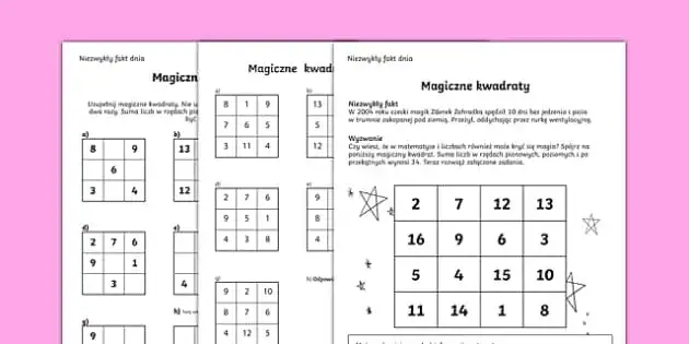 Zdjęcie Magiczny kwadrat w matematyce: odkryj jego tajemnice i zastosowania