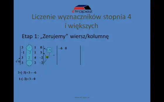 Wyznacznik macierzy - Po co? Jak liczyć? Sens i pole!